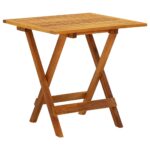 Bistro Table 46x46x47cm Solid Acacia Wood