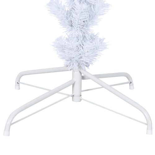 Upside-down Artificial Christmas Tree with Stand White 210cm - Image 5