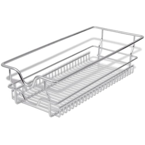 Pull-Out Wire Baskets 2pcs Silver 300mm - Image 3