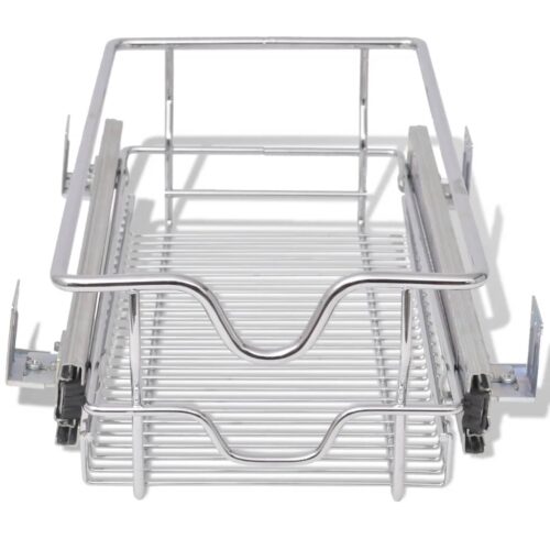 Pull-Out Wire Baskets 2pcs Silver 300mm - Image 4