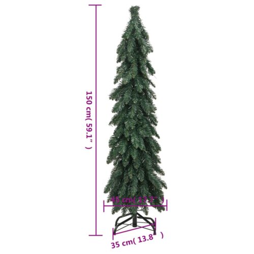 Artificial Pre-lit Christmas Tree with 80 LEDs 150cm - Image 10