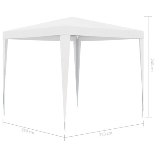 Party Tent 2.5x2.5m White - Image 7