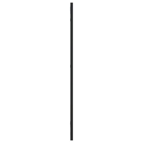 Wall Mirror Black 30x80cm Rectangle Iron - Image 4