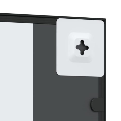 Wall Mirror Black 30x80cm Rectangle Iron - Image 6