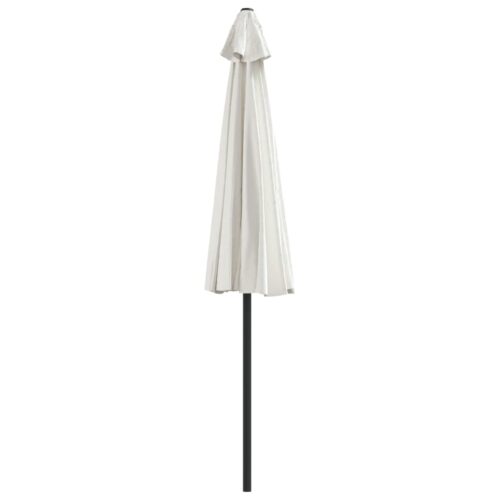Balcony Parasol with Aluminium Pole Sand 270x144cm Half - Image 5