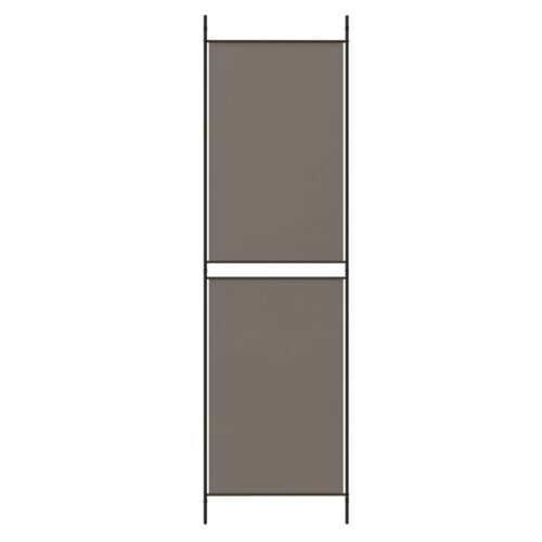 6-Panel Room Divider Anthracite 300x180cm Fabric - Image 6