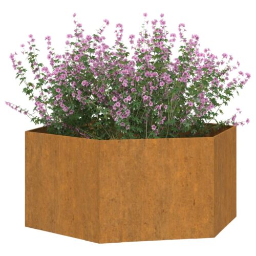 Planter Rusty 90x90x45cm Corten Steel - Image 3