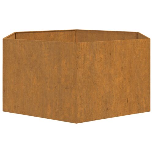 Planter Rusty 90x90x45cm Corten Steel - Image 6