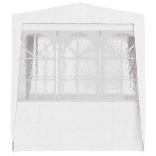 Professional Party Tent with Side Walls 2x2m White 90 g/m - Image 3