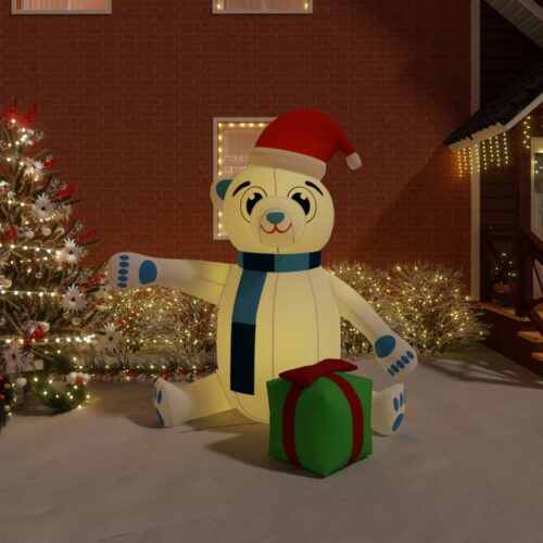 Christmas Inflatable Teddy Bear LED 240cm