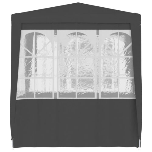 Professional Party Tent with Side Walls 2x2m Anthracite 90 g/m - Image 4