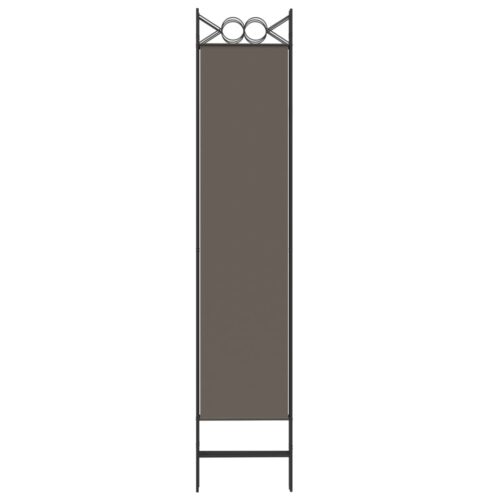 6-Panel Room Divider Folding Fabric Privacy Screen Stand Anthracite 240x200cm - Image 6