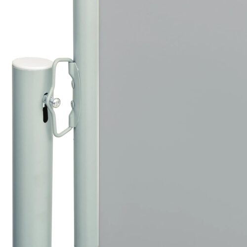 Outdoor Patio Retractable Side Awning Sun Blinds Privacy Screen 117x600cm Grey - Image 3