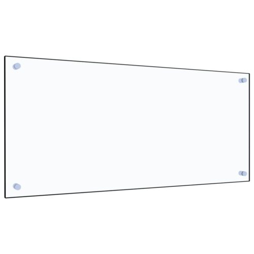 Kitchen Backsplash Transparent 90x40cm Tempered Glass