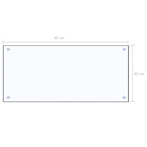 Kitchen Backsplash Transparent 90x40cm Tempered Glass - Image 7
