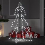 Christmas Cone Tree 160 LEDs Indoor Outdoor 78x120cm