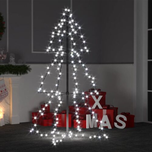 Christmas Cone Tree 160 LEDs Indoor Outdoor 78x120cm