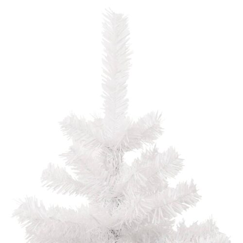 Swirl Pre-lit Christmas Tree with Stand White 150cm PVC - Image 5