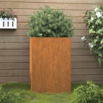 Planter 52x48x75cm Corten Steel