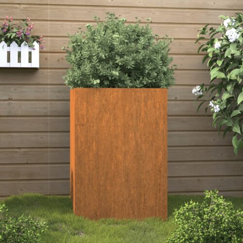 Planter 52x48x75cm Corten Steel