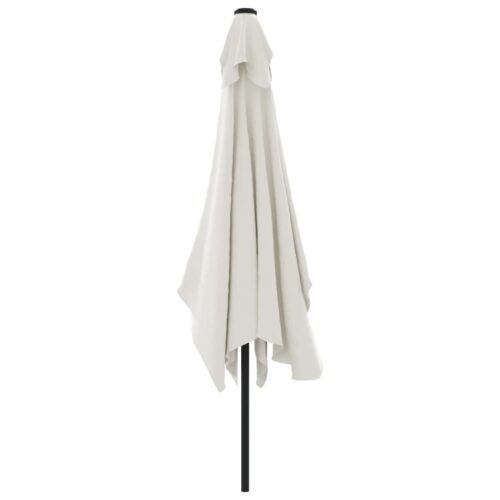 Parasol 200 x 300cm Sand White Rectangular - Image 4