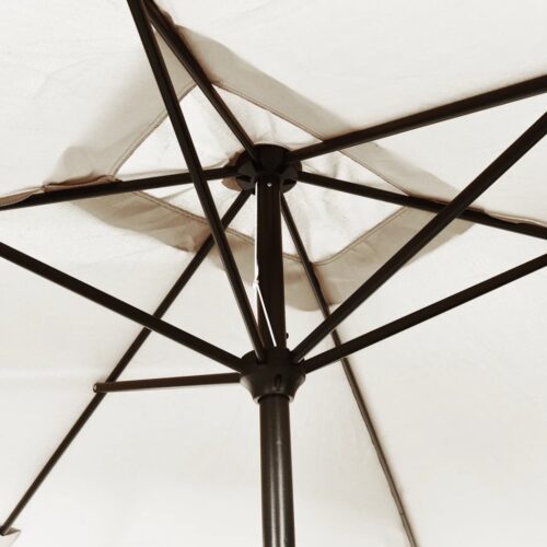 Parasol 200 x 300cm Sand White Rectangular - Image 5