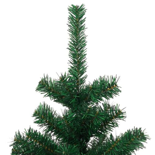 Swirl Pre-lit Christmas Tree with Stand Green 150cm PVC - Image 7