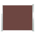 Retractable Side Awning 120 x 300cm Brown