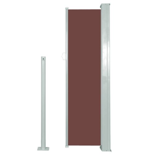Retractable Side Awning 120 x 300cm Brown - Image 4