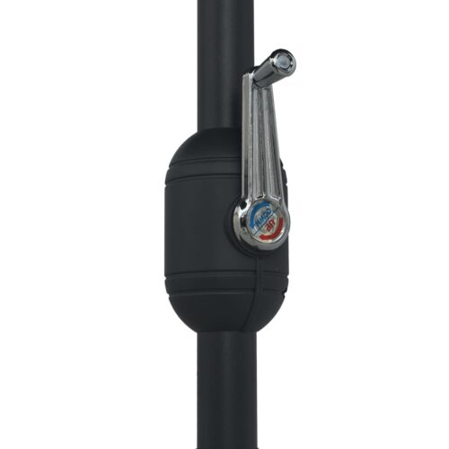 Outdoor Parasol with Aluminium Pole 270x246cm Anthracite - Image 6