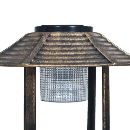 Decorative Birdbath with Solar Powered LED Lights Plastic - Image 5