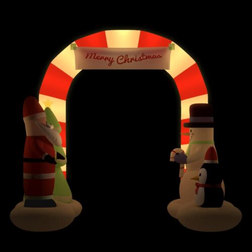 Christmas Inflatable Santa Snowman Arch Gate LED 260cm - Image 2