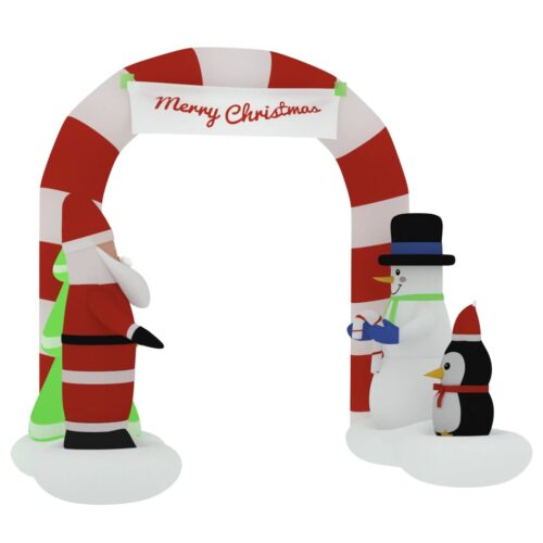 Christmas Inflatable Santa Snowman Arch Gate LED 260cm - Image 4