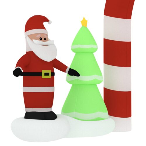 Christmas Inflatable Santa Snowman Arch Gate LED 260cm - Image 6