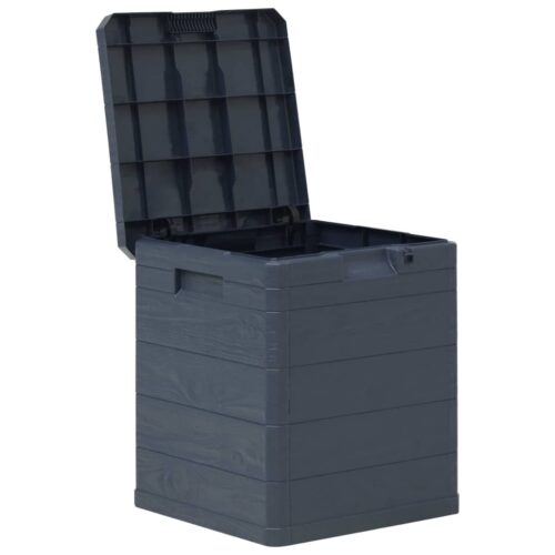 Garden Storage Box 90L Anthracite - Image 4