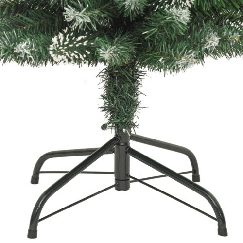 1.5m Slim Christmas Tree with Stand Pine Cones Snow Snowy Tips Xmas Decor 150cm - Image 6
