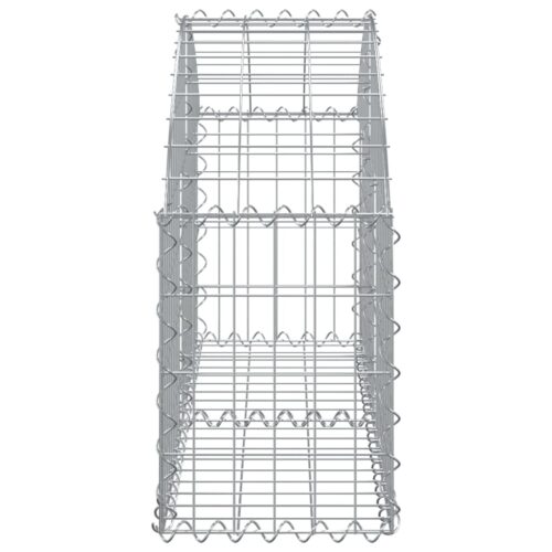 Arched Gabion Basket 100x30x40/60cm Galvanised Iron - Image 4