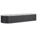 Raised Garden Bed Flowers Herbs Vegetables Box Pot Planter Powder Coated Steel