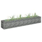 Gabion Raised Bed Galvanised Steel 180x30x30cm