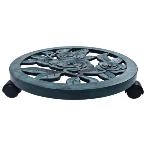 Plant Trolleys 6pcs Green 38cm Plastic - Image 2