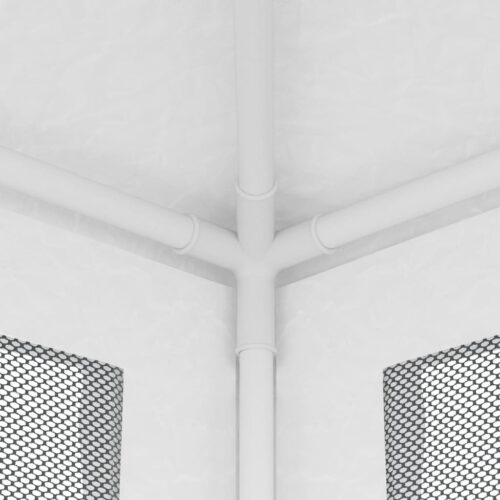 Party Tent with 4 Mesh Sidewalls 2x2m White - Image 6