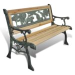 Children Garden Bench 84cm Wood