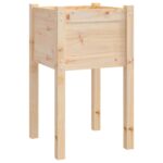 Garden Planter 50x50x70cm Solid Pinewood
