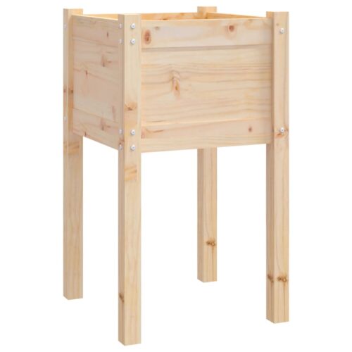 Garden Planter 50x50x70cm Solid Pinewood