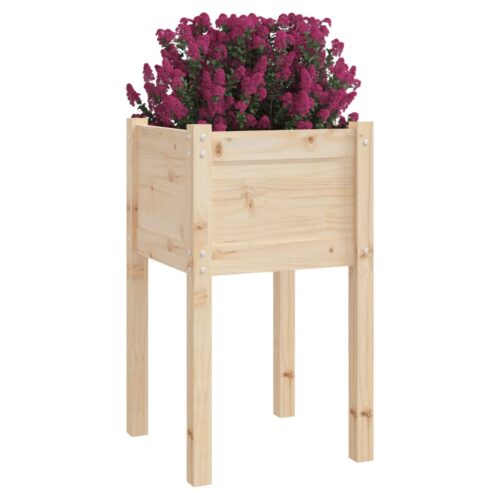 Garden Planter 50x50x70cm Solid Pinewood - Image 3