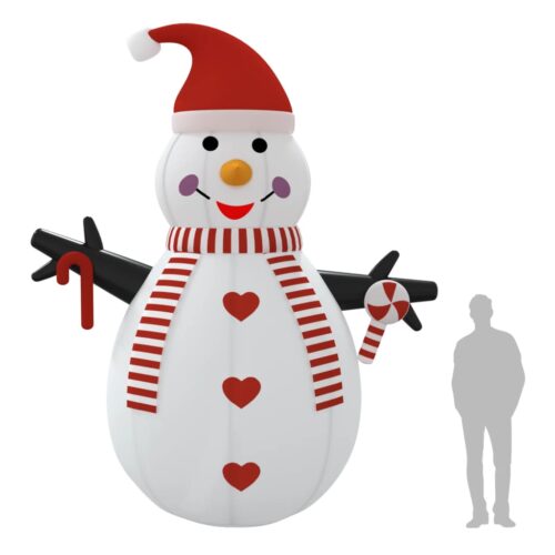 Inflatable Snowman with LEDs 460cm - Image 11