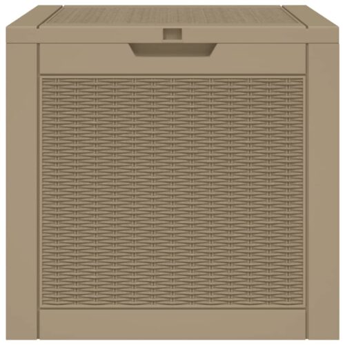 Garden Storage Box Brown 55.5x43x53cm Polypropylene - Image 5