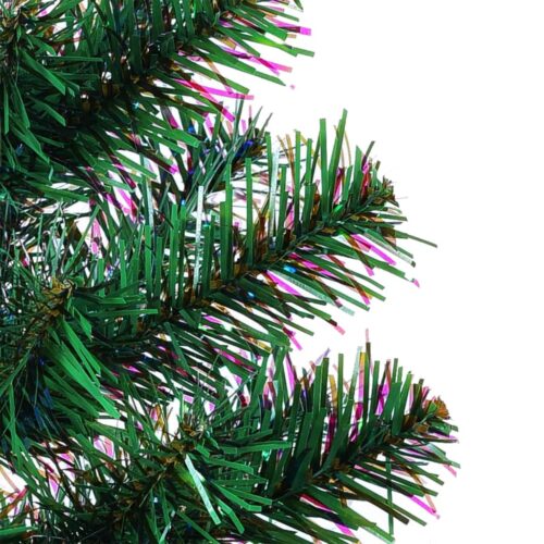 Artificial Christmas Tree with Iridescent Tips Green 240cm PVC - Image 4