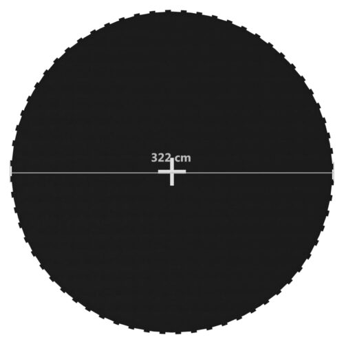 Jumping Mat Fabric Black for 12 Feet/3.66m Round Trampoline - Image 6