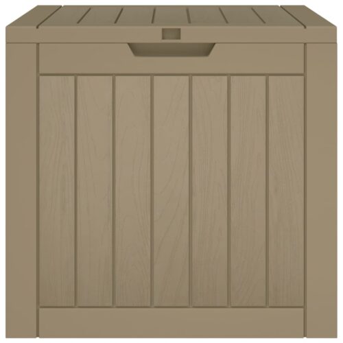 Brown Outdoor Storage Box Garden Patio Deck Shed Tool Container Chest Bench Seat - Image 5